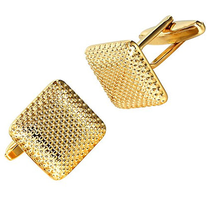 Urban Jewelry Mens Stainless Steel Nautical Knot Cufflinks Formal Wear | Nautical Cufflinks Stainless Steel Rust Resistant Finish Formal Wear Essential Business Style Essential Design - color: Golden Cufflinks for Men