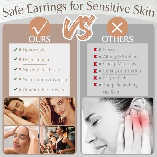 Small Surgical Steel Hoop Earrings for Women Hypoallergenic Colorful Hoops | Stainless Steel Hoop Earrings Silver Gold Black Loop Huggie Earring 5 Colors
