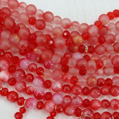 Red Beaded Bra, Body Chain Jewelry, Festival/Burlesque Costume