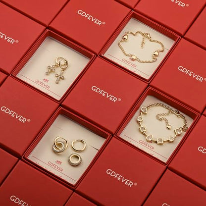 Hoop Earrings for Women 14K Gold Plated Huggie | U Shape,Cubic Zirconia,Dainty,Small,Simple,Lightweight,Hypoallergenic,Trendy,Everyday Jewelry,Gift - color: 03. Daisy
