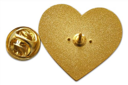 Drummer Pride Drum Set & Music Heart Dual 2-Piece Pride Lapel Pin or Hat Pin & Tie Tack Set with Clutch Back by Novel Merk
