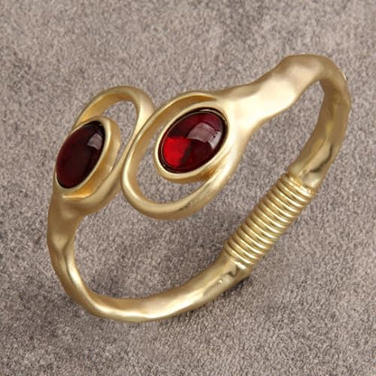 Chunky Bangle Bracelets for Women Cuff Bracelet Thick Gold Bangles Open Wide Arm Cuffs Bracelets Boho Jewelry - style: Gold Bangle Bracelets