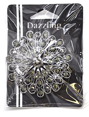 Belagio Enterprises 2 1/2-Inch Rhinestone Brooch | BW-171-182 - size: 2-1/2-Inch, style: BW-131