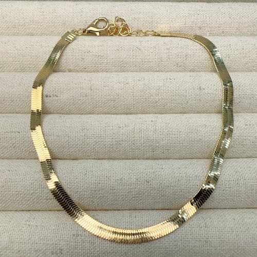 Anklet for Women Layered Anklets Women Double Heart Silver Bohemian Pearls Flat Chain Ankle Bracelet Charm Beaded Dainty Foot Jewelry Heart Charm Dainty Layer Anklets Trendy - color: Flat Chain