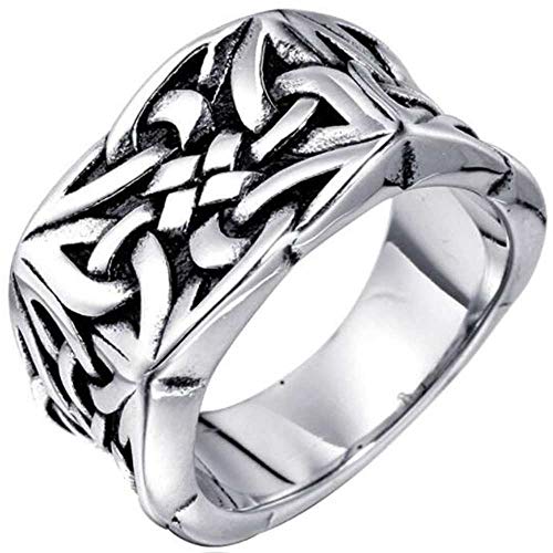 Jude Jewelers Stainless Steel Celtic Knot Signet Style Anniversary Statement Biker Ring