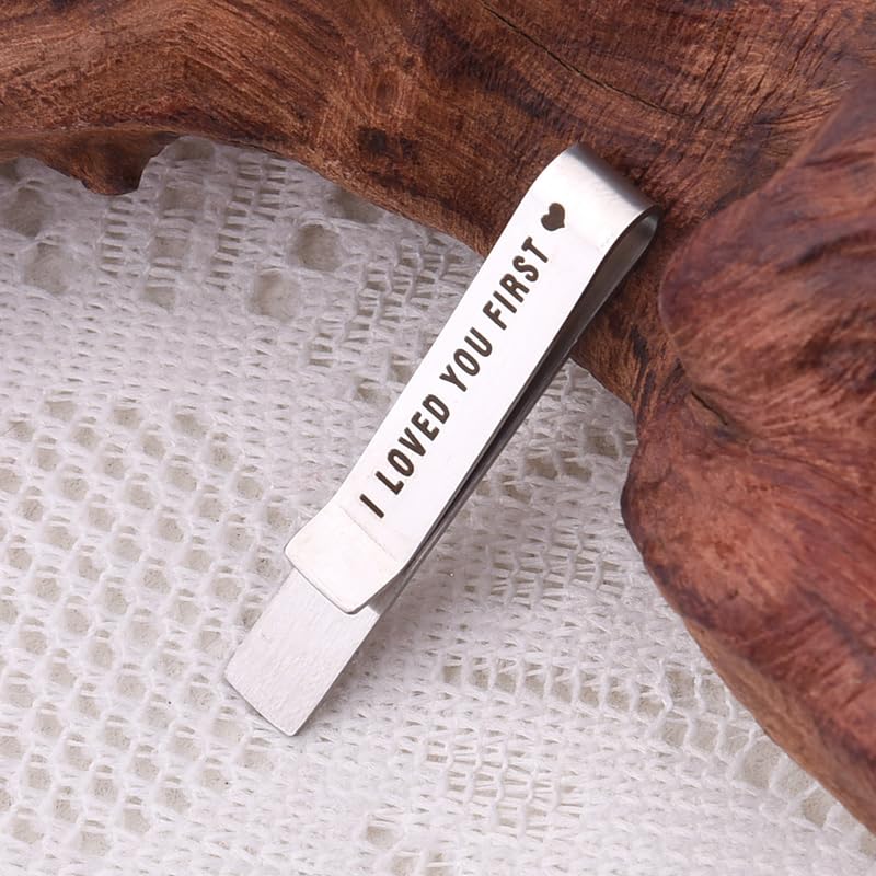 Step Father of The Bride Groom Gifts from Daughter Son, Stepfather of The Groom Bride Tie Clip Gifts for Wedding Day for Dad - style: father of bride