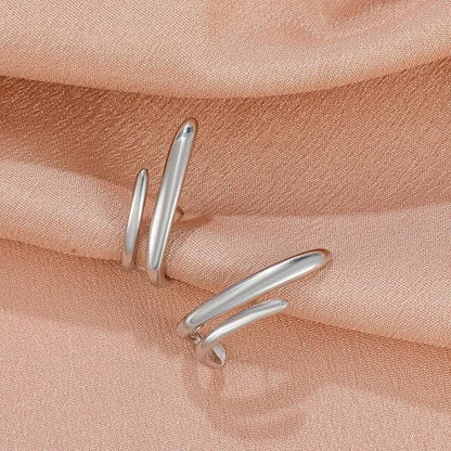 Claw Earrings 14K Gold Plated Cuff Earrings Hypoallergenic Wrap Ear Cuffs Earrings Half Hoop Stud Earrings Jewelry Gifts - color: Claw2