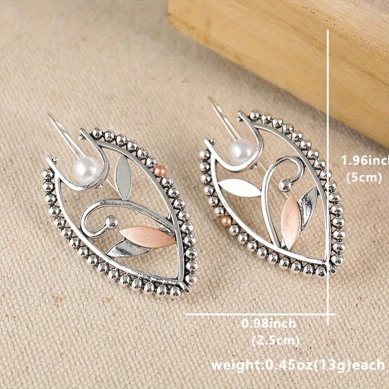 Retro Exaggerated Drop Earrings Personality Vintage Carved Dangle Earrings Daily Accessories Party Valentine's Day Jewelry Gifts for Women - style: Retro Style 16