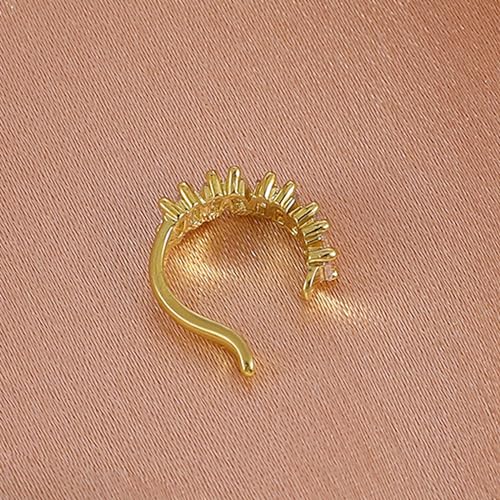 Ear Cuffs Non Piercing Ear Cuff Earrings for Women Gifts Trendy Stuff Clip on Cartilage Earrings Stacks Fake Earrings Jewelry Gifts - color: A2: 2pcs thin ear cuff silver
