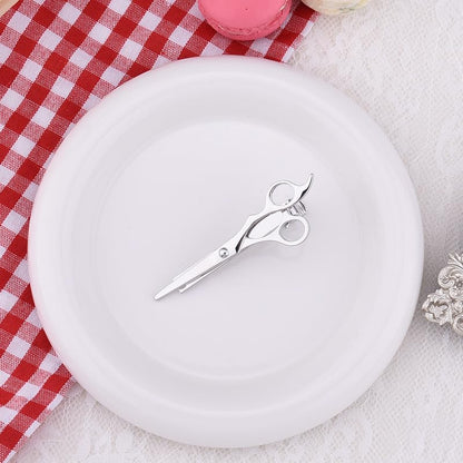 Mens Tie Clips for Husband Dad Boyfriend Birthday Christmas Gifts for Men Novetly Tie Clip for Skinny Ties Bar Clip - style: scissors