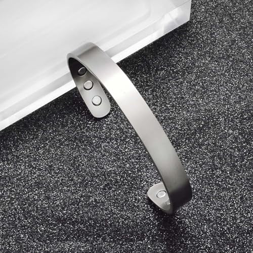 99.9% Pure Copper Cuff Bracelet for Men Exquisite Cuff Bracelets with Tricolor Design and Unique Motifs Easy Adjustable