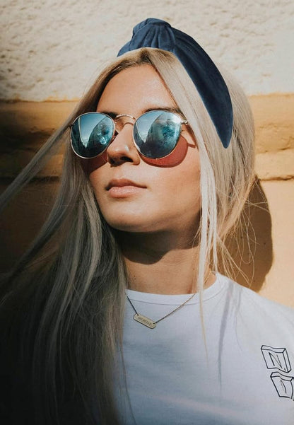 Pastal Blue Velvet Headbands for Women, Wearable All Day, Trendy Womens Headbands are Knotted Headband for Women's Hair, Cute Top Knot Fashion Designer Girls Head band - color: Pastel Blue