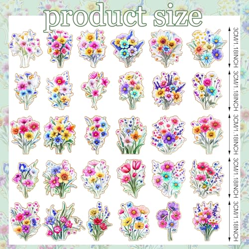 30/60 Pcs Cute Enamel Pins Bulk Plant Flower Animal Halloween Gothic Fall Pumpkin Cartoon Lapel Pin Brooches Jewelry Gift for Backpack Clothes Hats Accessories - style: Wild Flower