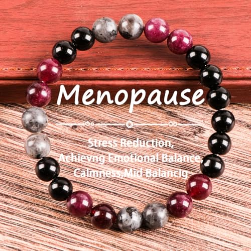 Women’s Crystal Beaded Bracelet, Emotional Balance & Calm Jewelry, Natural Stone Stretch Bracelet, Boho Style Everyday Wear, Meaningful Gift for Women