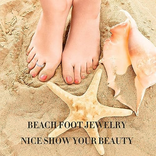 5 Pcs Filled Toe Rings for Women Non Tarnish Filled Toe Ring Adjustable Flower Cz Dainty Toe Ring Summer Beach Open Toe Rings Set Toe Jewelry Foot Jewelry(Gold,Silver,Rose Gold) - color: Silver