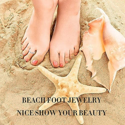 5 Pcs Filled Toe Rings for Women Non Tarnish Filled Toe Ring Adjustable Flower Cz Dainty Toe Ring Summer Beach Open Toe Rings Set Toe Jewelry Foot Jewelry(Gold,Silver,Rose Gold) - color: Silver