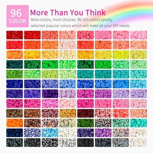 Friendship Bracelet Making Kit 96 Colors, 900pcs Letter Beads, 100pcs Number Bead, Gold Silver Spacer Charms for Concert Bracelets Jewelry Craft | 900pcs Letter Beads, 100pcs Number Bead, Gold Silver Spacer Charms for Concert Bracelets Jewelry Craft - col