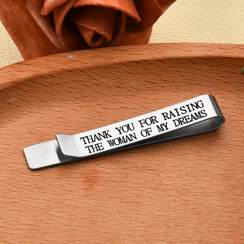 Wedding Gift for Men Wedding Tie Clip for Men - style: father