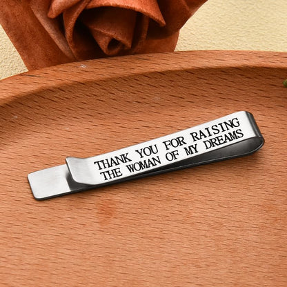 Wedding Gift for Men Wedding Tie Clip for Men - style: father