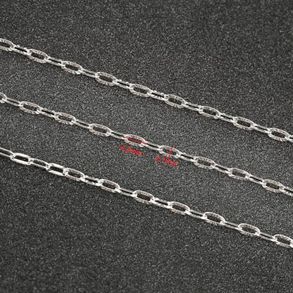 UMAOKANG 32.8 Feet Stainless Steel Jewelry Making Chains Embossed Cable Link Chain Necklace Bracelet DIY for Women Jewelry Chains Bulk - color: Steel Sunflower