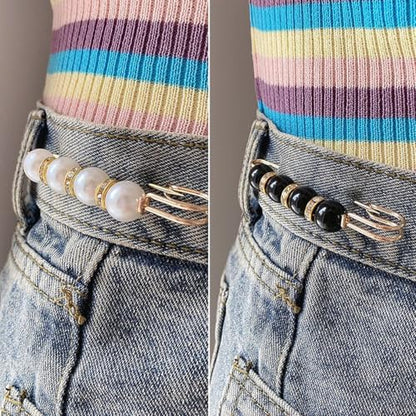 14 Pieces Brooch Safety Pins Pearl Brooch Button Pin Pant Waist Tightener Pins for Clothes Sweater Shawl Collar Dress Cardigan Shirt Jeans Accessories for Women Girls - size: Classic