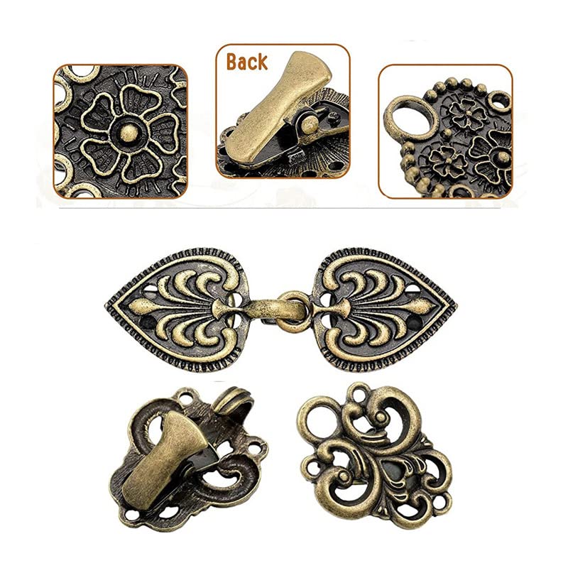 Vintage Sweater Clip Cape Cloak Retro Cardigan Shawl Collar Clasp Dress Shirt Brooch Clip-C27