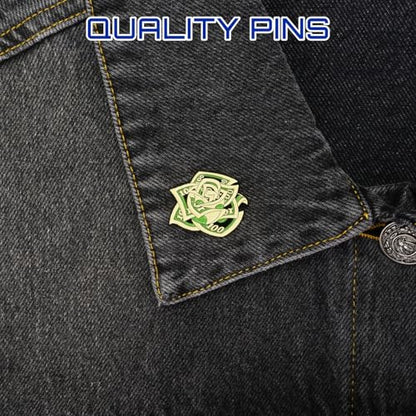 Enamel Pins, Cute Pins for Backpacks, Hat Pins, Novelty Brooch Pins, Backpack Pins, Lapel Pins for Men, Women, Girls, Boys. For Lanyard, Bags, Hats, Caps, Clothing - color: Money Bloom