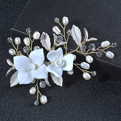 Wedding Hair Comb Clip, Wedding Hair Accessories for Brides, Crystal Bridal Hair Accessories Headpieces for Women, Girl, Party, Prom, (Style B) - style: Style B
