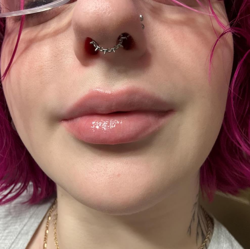 16G Septum Ring Hinged Septum Clicker Nose Ring Septum Piercing Jewelry - color: Spikes-gold, size: 8mm