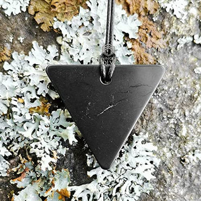 Shungite Pendants - Various Geometric Shapes - Authentic Stone - Certified - style: Force of Earth