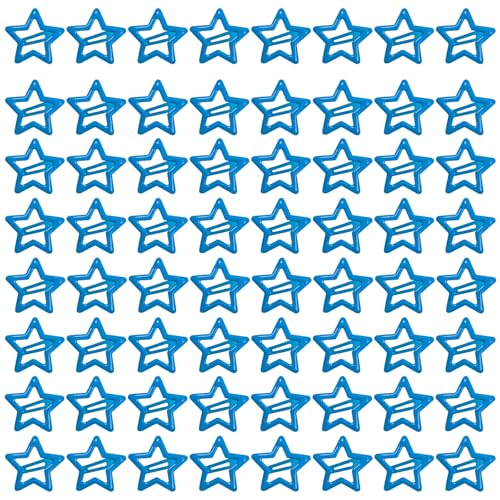 64 Pcs Metal Snap Hair Clips for Women,Small Snap Barrettes for Women Girls Thick Fine Hair (Dark blue) - color: Dark blue