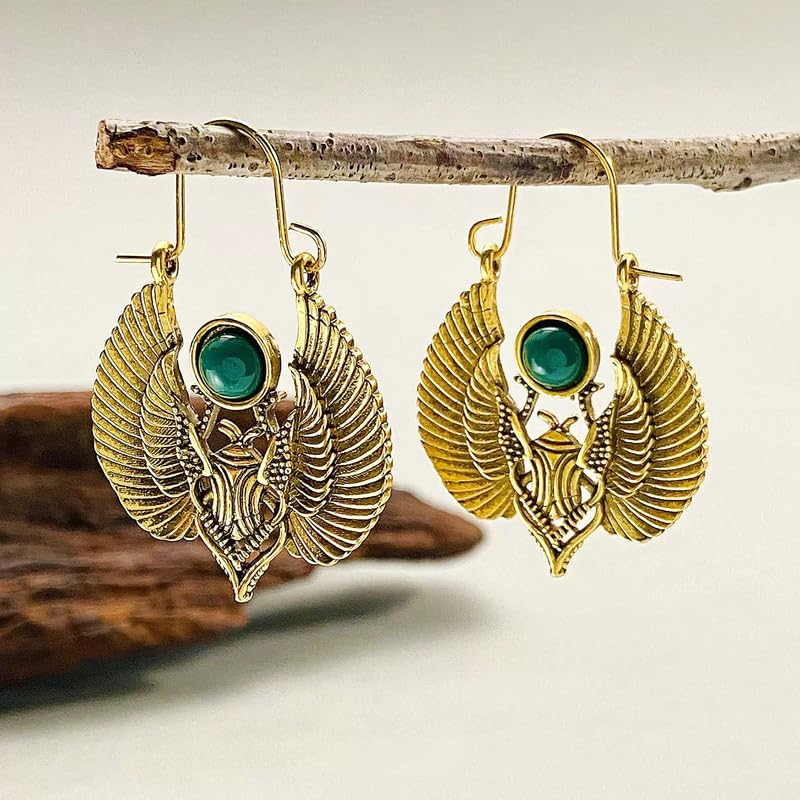 Retro Exaggerated Drop Earrings Personality Vintage Carved Dangle Earrings Daily Accessories Party Valentine's Day Jewelry Gifts for Women - style: Retro Style 21