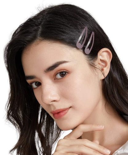 Dofash Women's Braided Good Hair set 102counts set (Bobby pins 60pcs + Hyper Elastics ties 30pcs + Snap hair clips (Brown) - color: Brown D