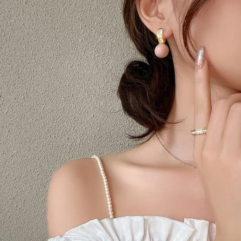 Retro Pearl Stud Drop Earrings Elegant Faux Pearl Stud Earrings For Women Exquisite Wedding Engagement Jewelry Gifts - style: Style 16