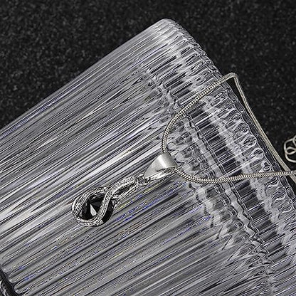 IFKM Silver Jewelry Sets for Women Rhinestone Crystal CZ Bridal Bridesmaid Accessories Necklace Earrings set for Wedding Prom Anniversary Birthday Gifts - color: Black