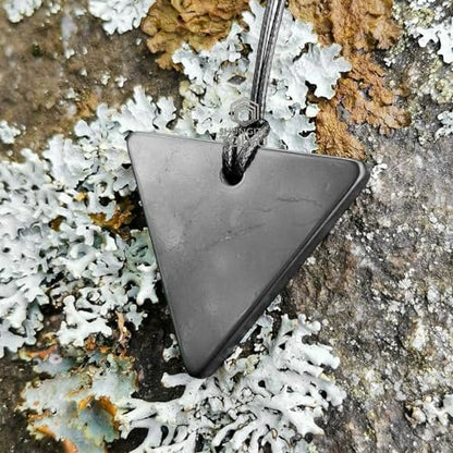 Shungite Pendants - Various Geometric Shapes - Authentic Stone - Certified - style: Force of Earth