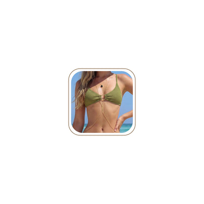 Gold Body Chain for Women, Adjustable Layered Beach Bikini Jewelry | Belly Chain, Waist Chain, Sexy Body Jewelry, Adjustable Fit, Back Chain, Beach Vacation, Festival & Concert - color: Gold-6
