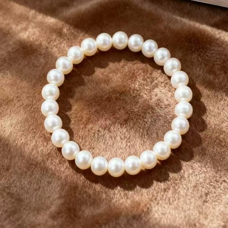 Classic Faux Pearl Necklace Bracelet Earrings Jewelry Set for Women Pearl Clip-on Stud Drop Dangle Earrings Jewelry Set Statement Bridesmaid Bride Birthday Wedding Accessory - color: Stud Earrings Set