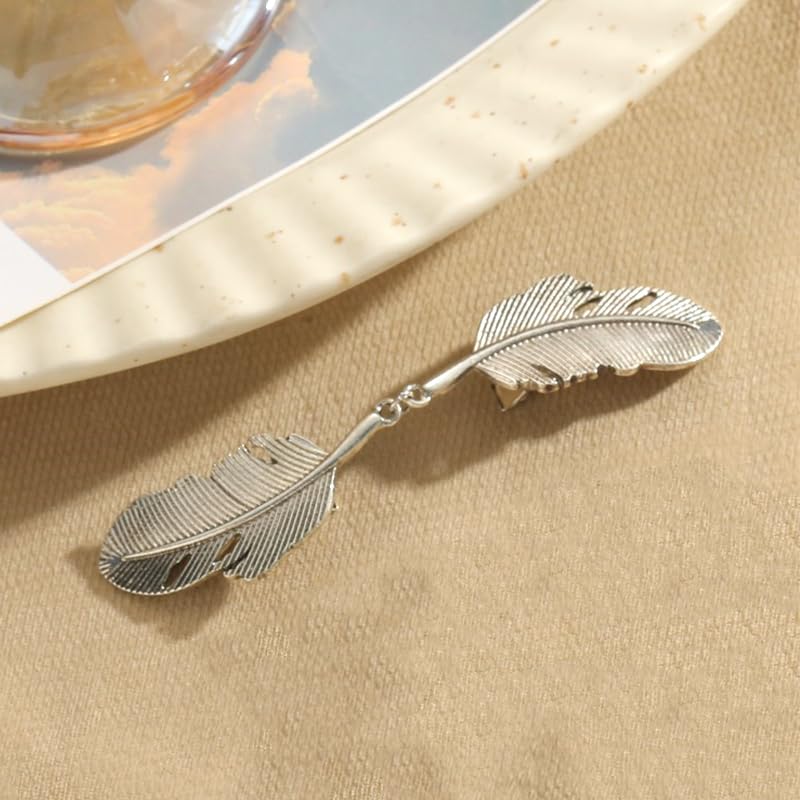 Vintage Sweater Swirl Clip Cape Cloak Retro Cardigan Shawl Collar Clasp Dress Shirt Brooch Clip - style: B x 2