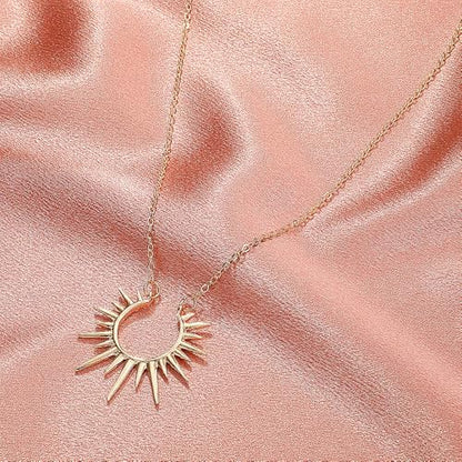 Layered Gold Necklace Set with Coin Pendant Boho Beaded Design Adjustable Chain Jewelry for Everyday Stacking Accessories - color: F