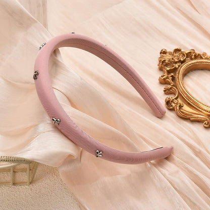 Kilener Padded Headbands for Women Bow Headband Thin Padded Headband Hairband with Bow Hair Bands for Women's Hair Non Slip Bowknot Headbands Pink - color: Pink