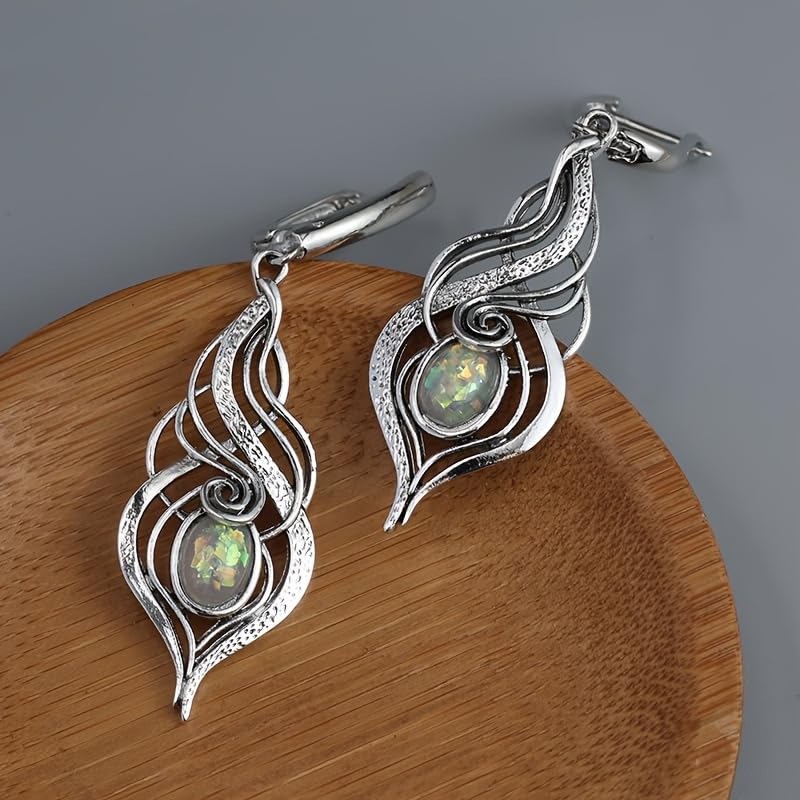 Retro Exaggerated Drop Earrings Personality Vintage Carved Dangle Earrings Daily Accessories Party Valentine's Day Jewelry Gifts for Women - style: Retro Style 10