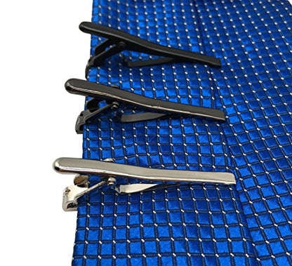 Fashion Necktie Clips Tie Bar Clips Tie Pins Set for Men Pack of 3 - style: Style B