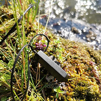 Shungite Pendants - Various Geometric Shapes - Authentic Stone - Certified - style: Fortitude