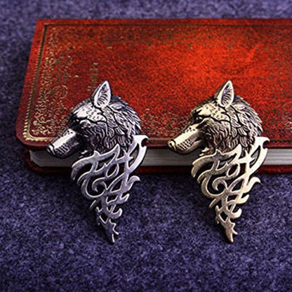 Badge Pin Class Suit Collar Men Jewelry Vintage(Silver)