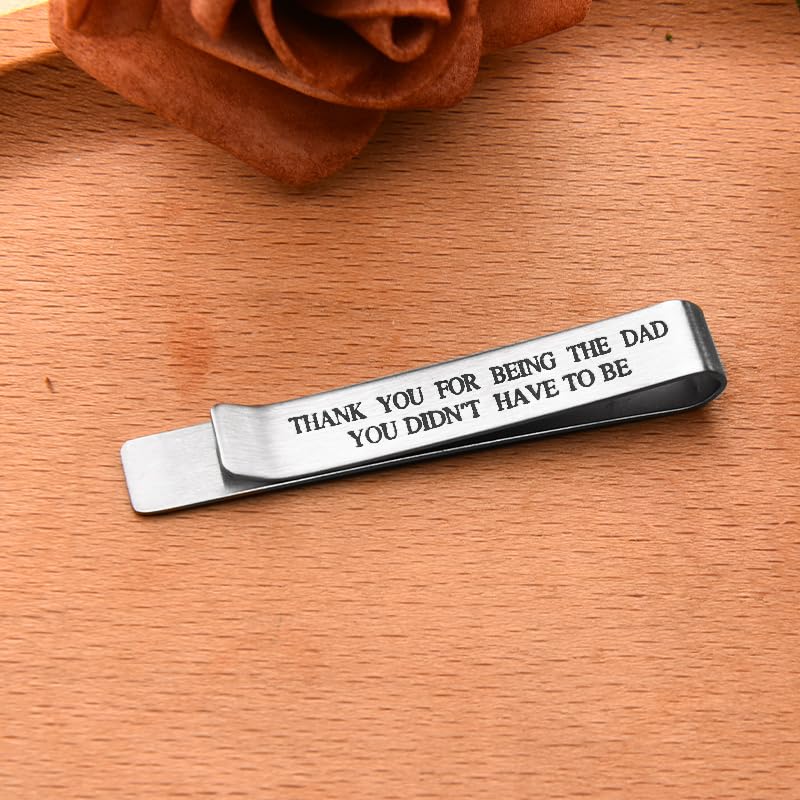 Wedding Gift for Men Wedding Tie Clip for Men - style: steo father
