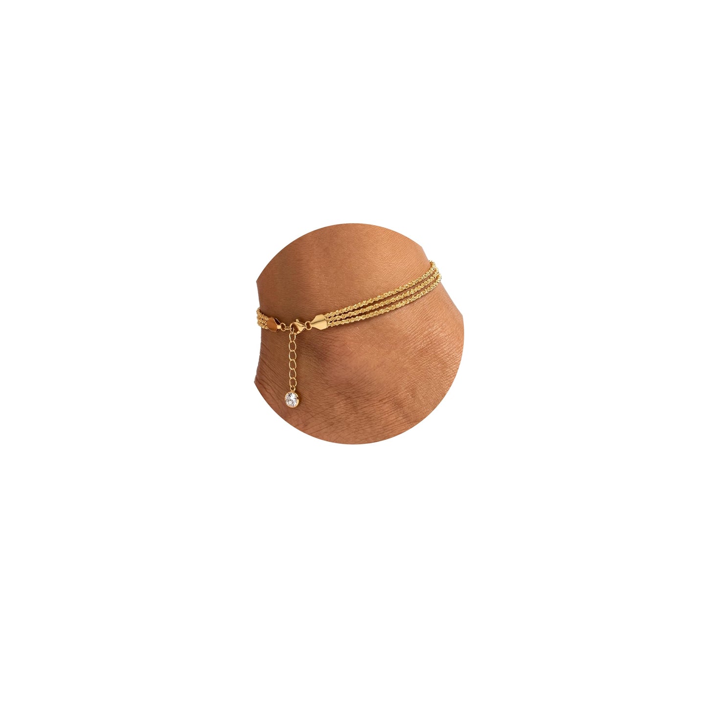 Dainty Gold Shell Pearl Charm Ankle Bracelet for Women Trendy non-Tarnish Adjustable Anklet Summer Beach Fashion Jewelry Gift - color: Gold Layered