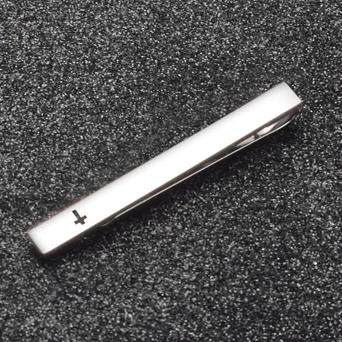 Unique Cross Tie Clips For Men Silver Black Gold Religious Christian Tie Clips For Men's Tie Accessories - style: silver tie clip cross