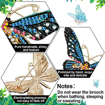 12 Pcs Women Brooches Bulk Vintage Rhinestone Pin Set - style: Animal