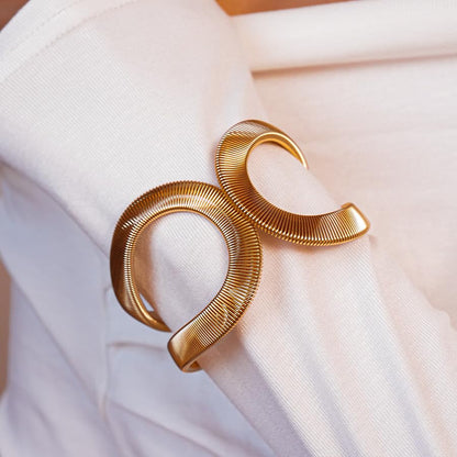 Chunky Cuff Bracelets for Women Wide Gold/Silver Cuffs Bangle Hollow Out Adjustable Bracelets Punk Vintage Jewelry - style: Gold B